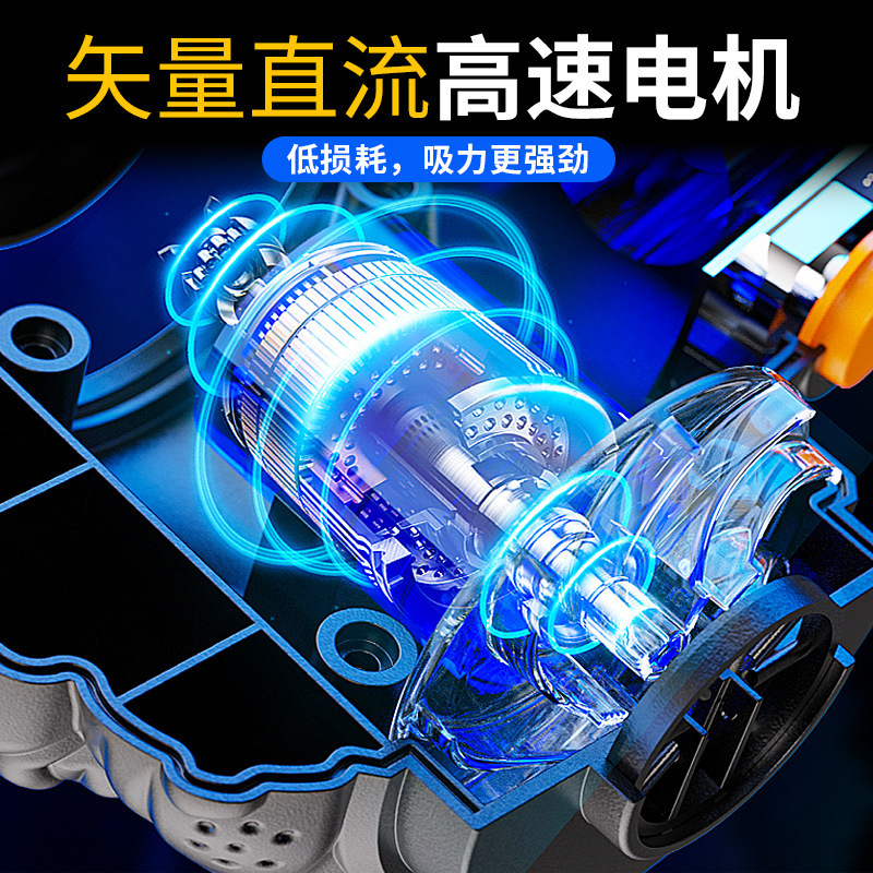 2024新型犬の頭の車の掃除機は無線車を持っています。|undefined