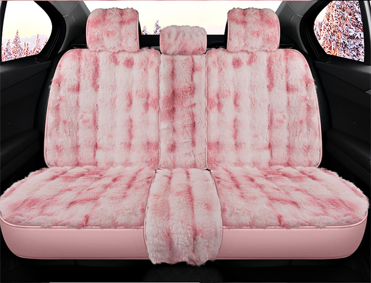 Winter New Plush Bubble Velvet Seat Cover Thickened fleece-lined Warm Full Envelope Car Cushion Multi-piece Car Cushion