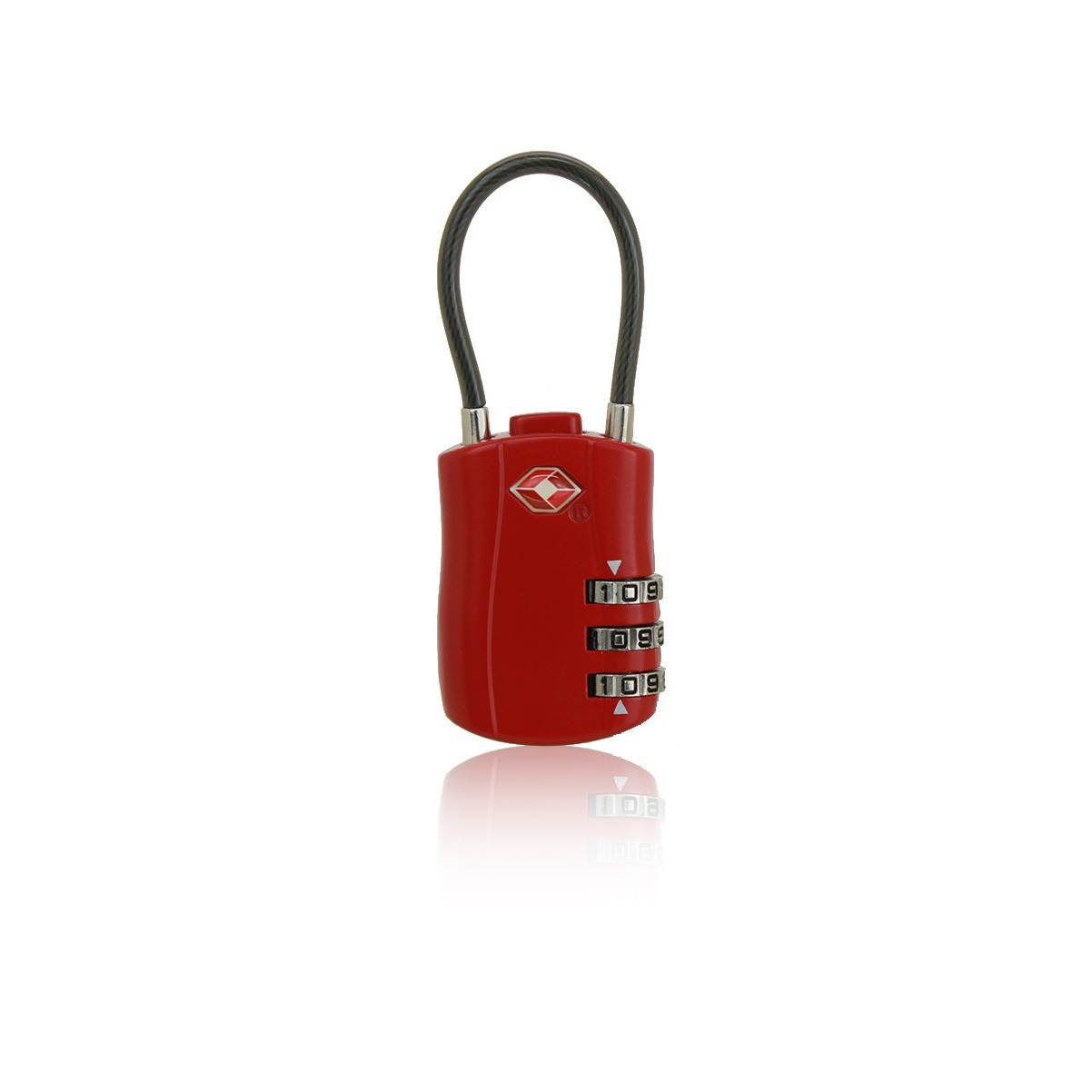 Customs password lock student backpack cabinet soft wire rope lock travel luggage lock TSA527 password customs lock