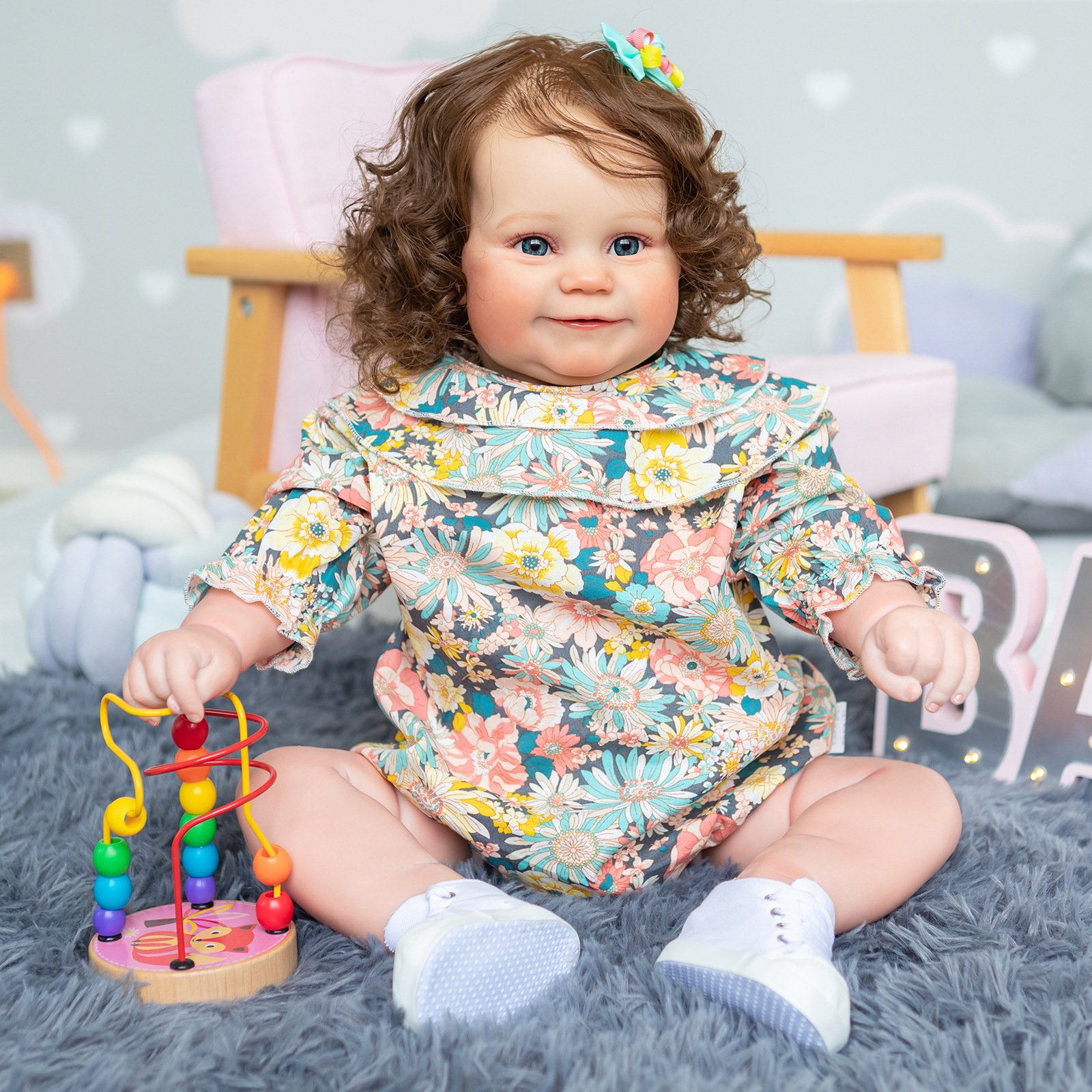 60cm renacer todlder simulación de Maddie bebé renacido muñeca transfronteriza e-commerce suministro