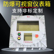 防爆仪表控制箱触摸屏配电箱玻璃可视窗观察电表箱开关按钮接线箱