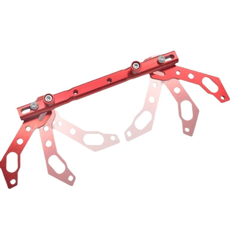 Accesorios de modificación del espejo retrovisor de la motocicleta eléctrica grifo de la barra transversal barra de equilibrio espejo soporte de expansión del asiento refuerzo de expansión