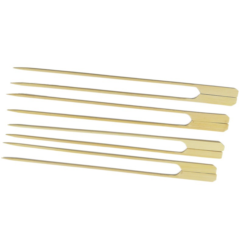 Zibo Barbecue Kwantung Cooking Disposable String Sign Commercial Iron Cannon String Barbecue Sign with Handle Bamboo Stick