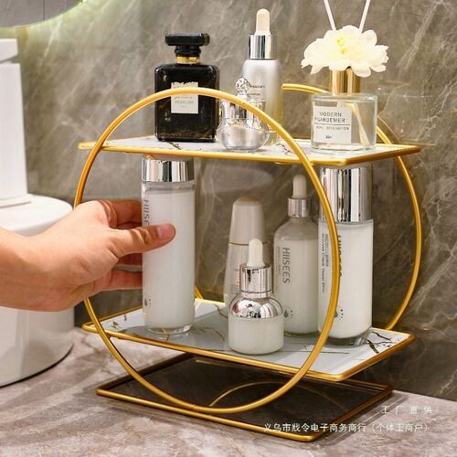 Finishing skin care products, iron iron, ladies 'toiletries, shelves, desktop, bathroom storage, cosmetics storage rack, other