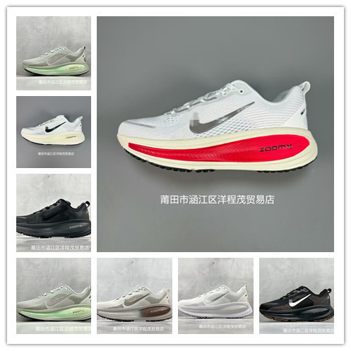 Putian Shoes Pure Original High-End Version Zoom Air Cushion Vomero18 Moon Landing 18 Running Casual Shoes for Men and Women with Cushioning and Height Increase