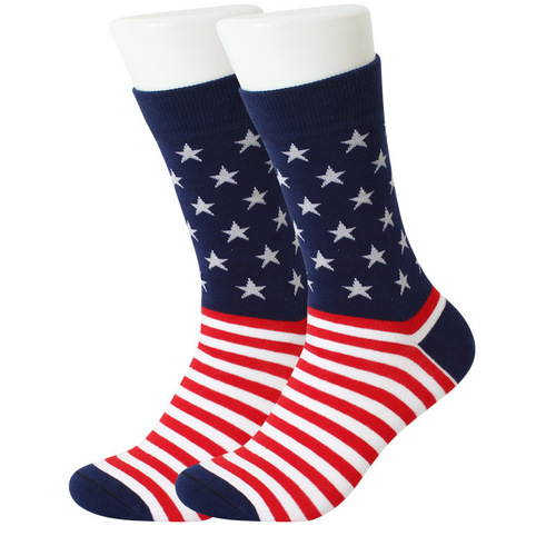 Foreign trade Underwear Sleepwear men's fun socks American Independence Day novelty gifts