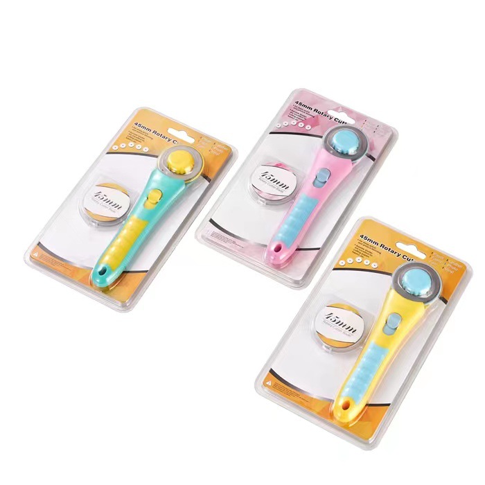 45mm滚轮刀新款 各种颜色滚刀手柄供应 轮布 裁纸 切皮革刀具