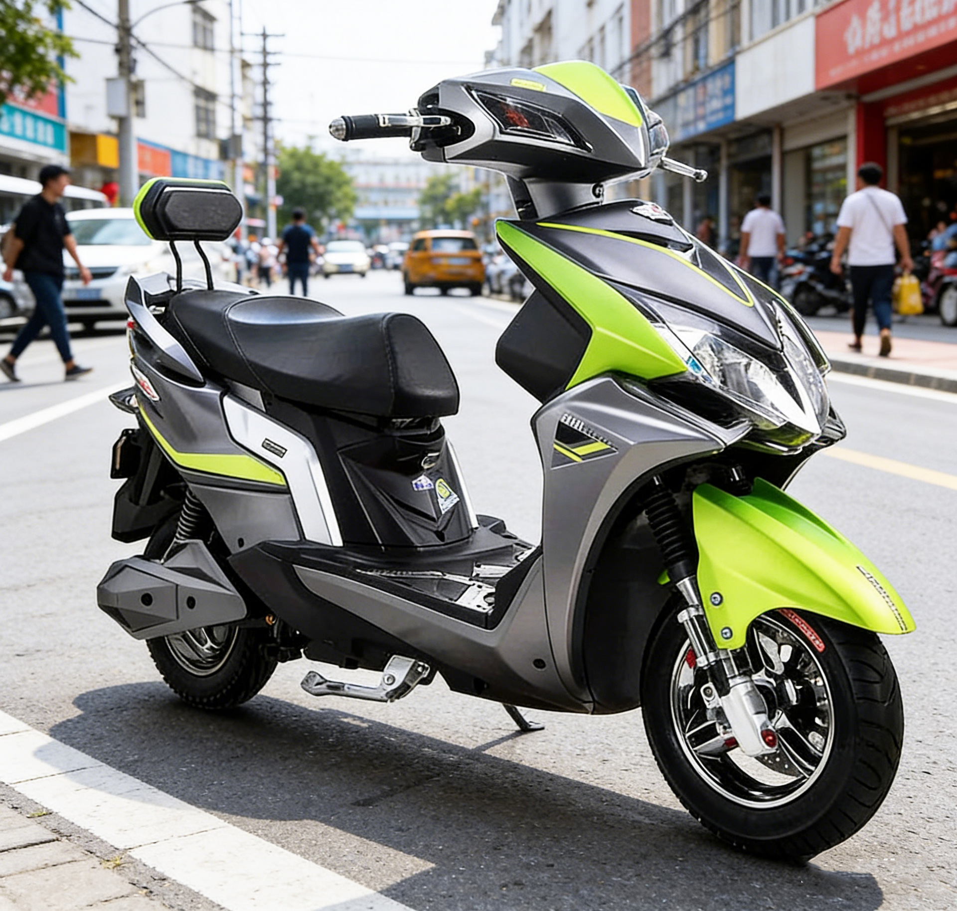 Cross-Border Delivery of Electric Motorcycles for Takeout Services, Commuting, and Household Use; 72V Electric Scooters for Running Delivery Services