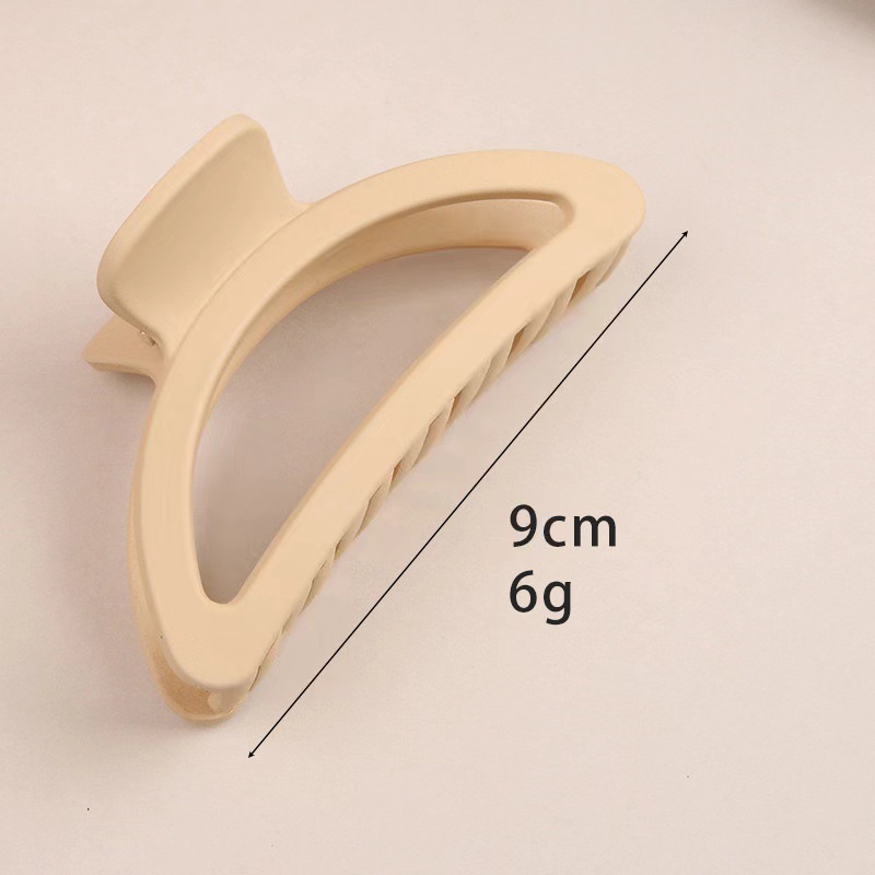 Nuevo clip de celebridad en línea elegante clip de tiburón elegante horquilla de Cabeza trasera grande clip coreano horquilla accesorios para el cabello al por mayor