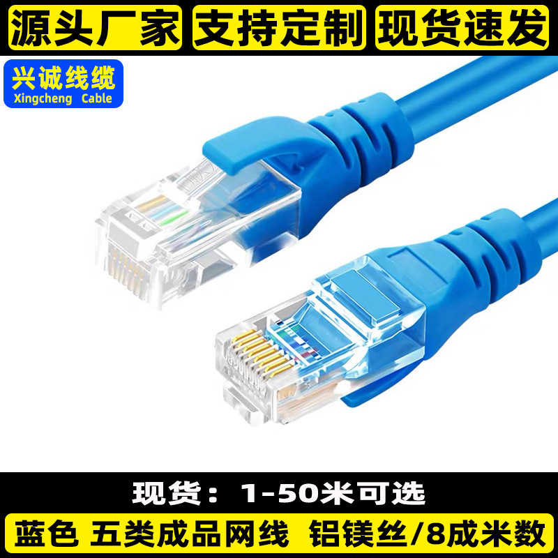 Super Category 5 Network Cables Super Category 6 Jumper CAT5E/6E Finished Network Cables Router 100 Gigabit Home Network Cables