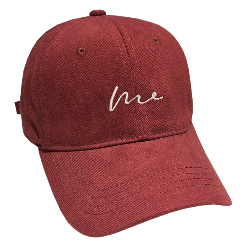 Gorra de béisbol con diseño de ondas para mujer, otoño e invierno, material cepillado, cálida, estilo urbano, estilo para parejas, que cubre la cara, visera curva, estilo para parejas.