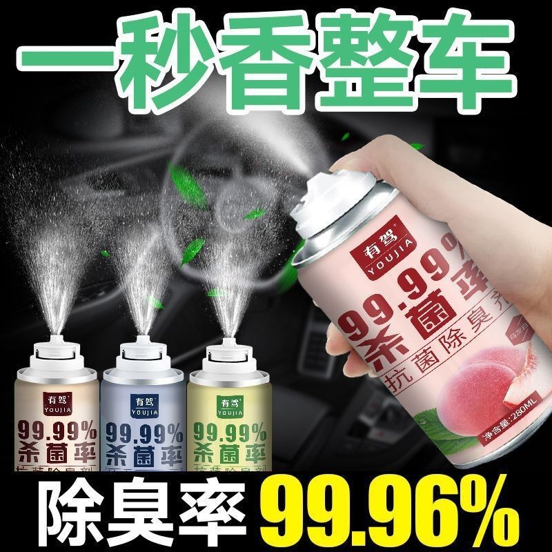 車内異臭除去剤車用空気清浄剤異臭除去スプレー自動車殺菌消臭剤|undefined