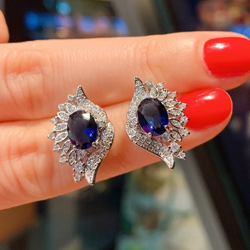 Luxury Royal Drop Earrings Devil Eye Design Elegant Style For Women_voghion.com