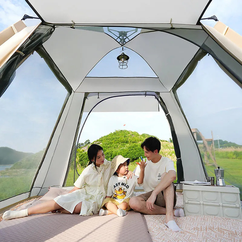 屋内子供用テント、屋外キャンプ、折りたたみ式、ポータブル、厚みのある、冬用防風キャンプ、一晩滞在、床敷き、完全無料|undefined