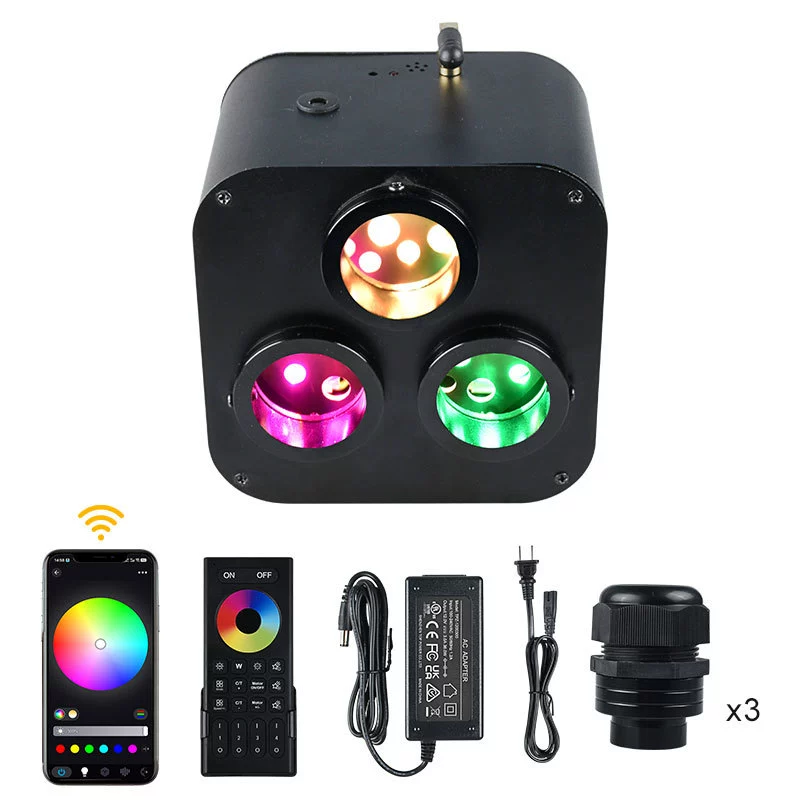 Mobile phone, light source, colorful starry sky, three colors, high power, 30W