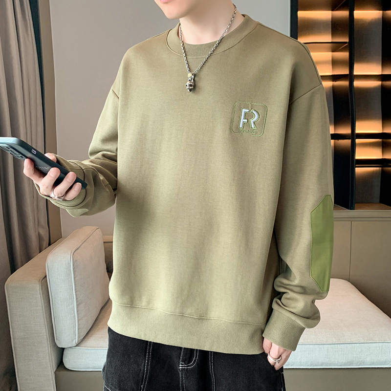 China-Chic Herren Pullover Trendy Amerikanischen T-shirt Lange ärmeln lose casual kleidung Vielseitige top_voghion.com