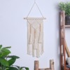 Woven tapestry handmade with tassels, simple wall decorations, boho style