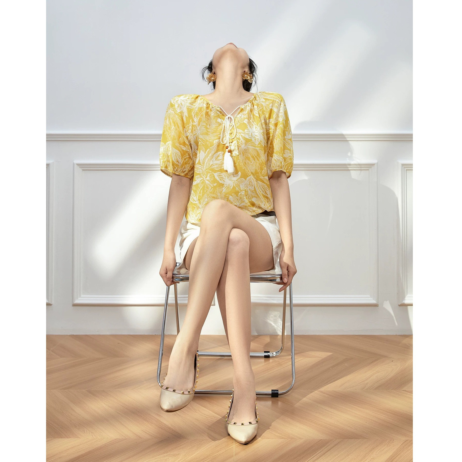 Yellow summer shirt