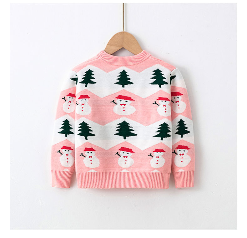 Christmas Fashion Snowman Knit Hoodies & Sweaters display picture 4
