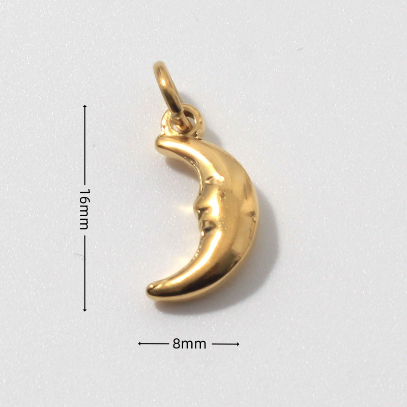 600g Weight Pendant Jewelry Making Type 18K Gold Plated Plating Material No Chain Chain Material 1 Piece Quantity Daily Occasion 304 Stainless Steel Material Sun, Devil's Eye, Moon Pattern All Seasons Season Women's Gender Polished Finish Plating Design Vintage Style Style 1 Piece 304 Stainless Steel 18K Gold Plated Sun Devil's Eye Moon Polished Pendant 28