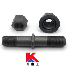 厂家直销12.9半挂车轮毂螺栓 BPW车桥/赛沃轮端加粗加长轮胎螺丝