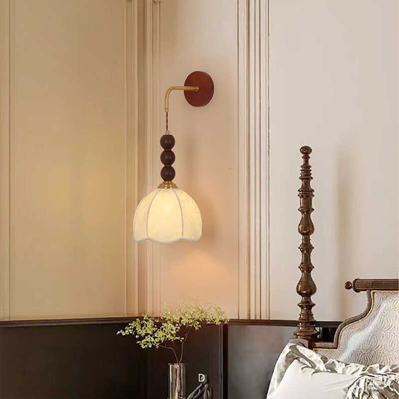 Lámparas pequeñas Meing estilo francés candelabro lights campos petrolíferos pastoral lámpara de cabecera mesa de comedor bar crema cabecera sur