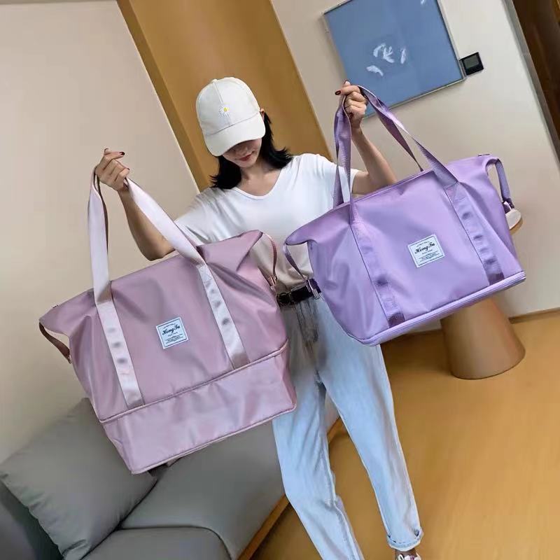 도매 캐주얼 단거리 여행 가방 대용량 저장 가방 스포츠 피트니스 가방 건조하고 젖은 분리 요가 가방