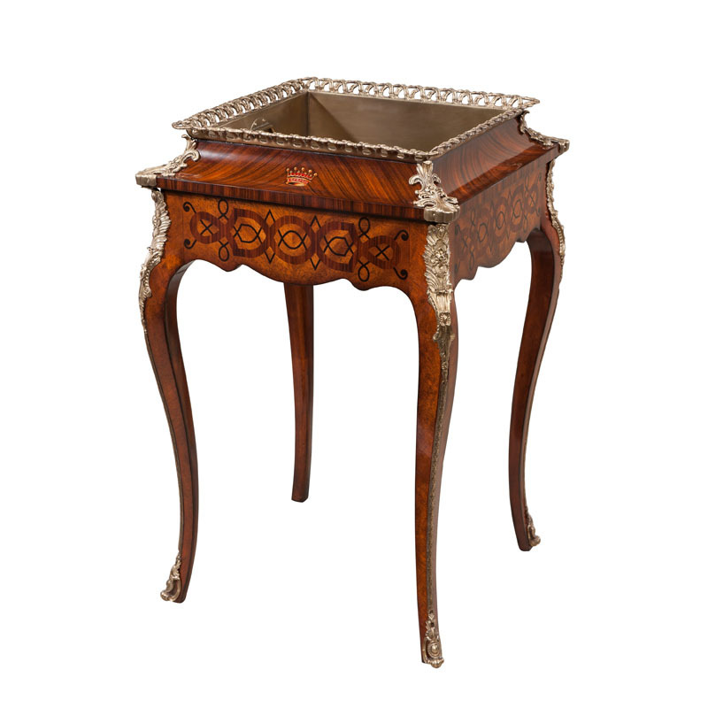 英式新古典皇家宮廷銅件醒酒歐式實木雕花手繪邊幾花幾別墅小角幾