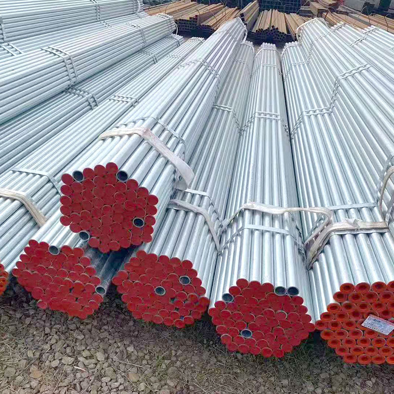 现货批发镀锌钢管 q235b无缝消防圆管 DN15-300可切割热镀锌管