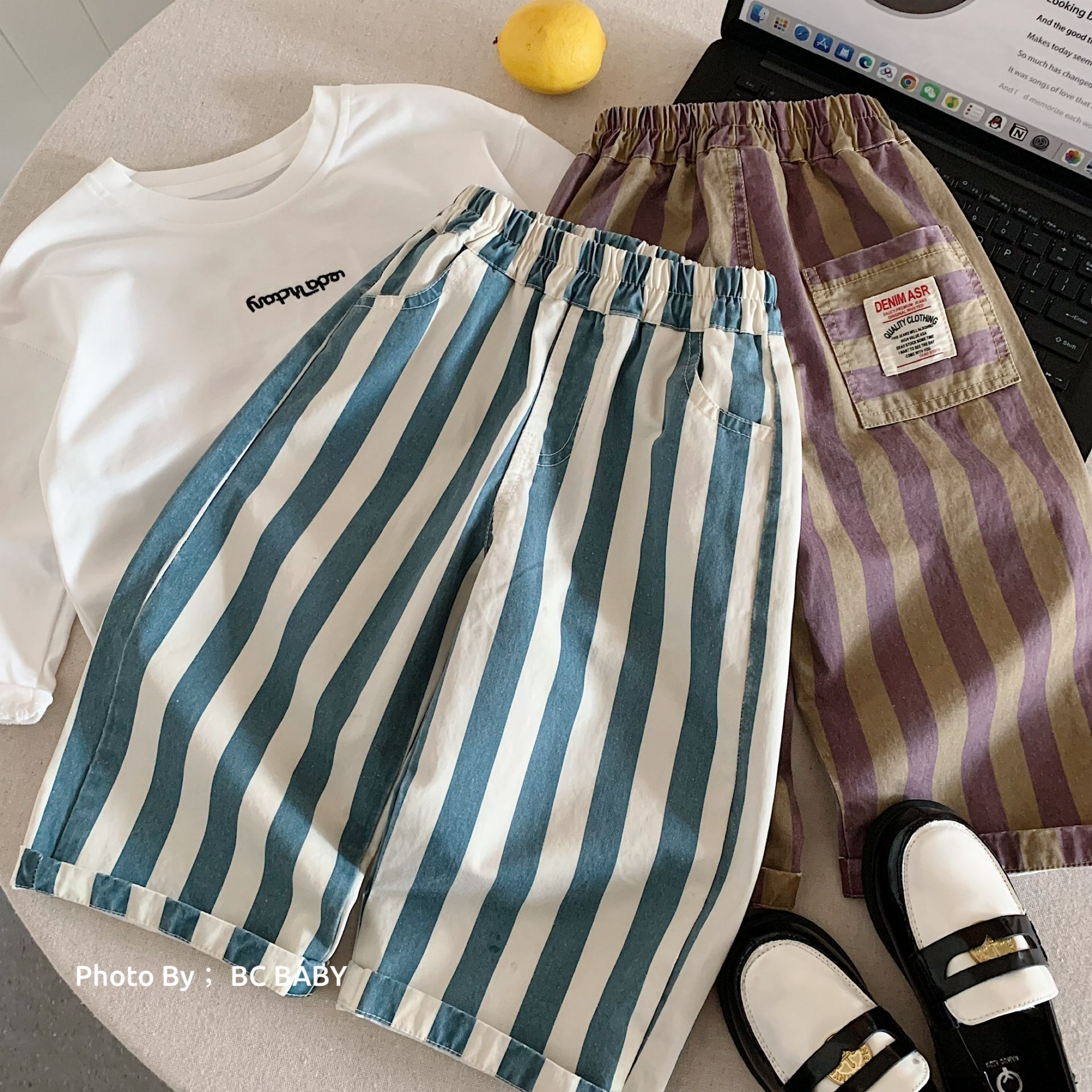 Autumn children's trousers for boys