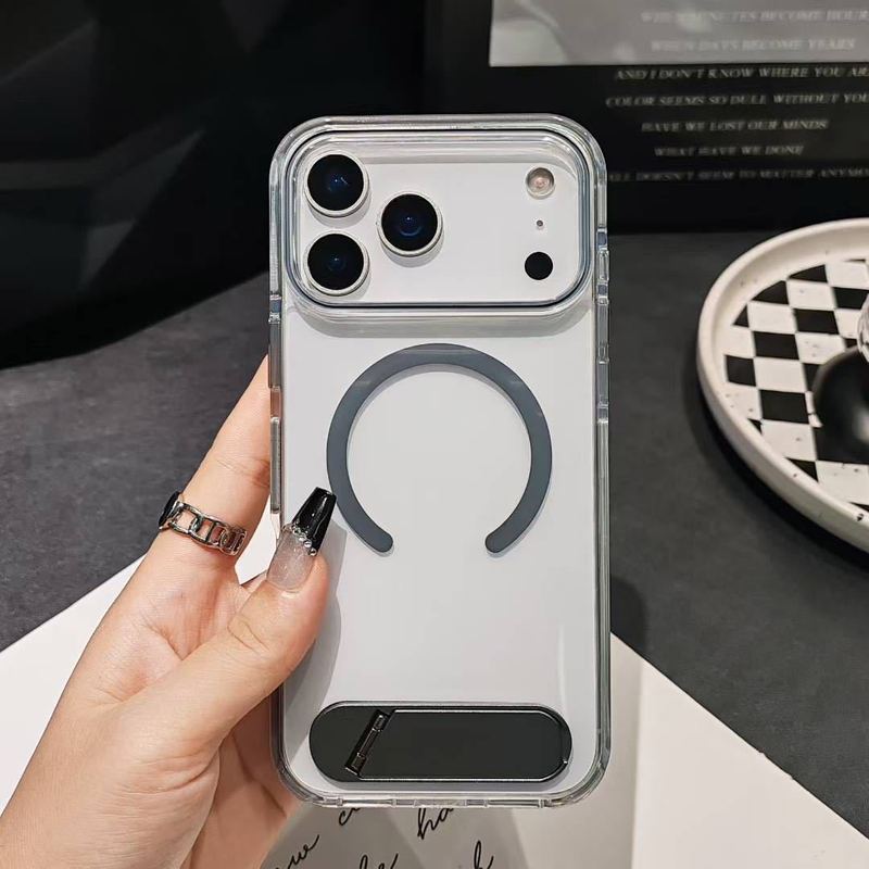 适用高透支架苹果iPhone17promax亚克力磁吸17air手机壳16p保护套|undefined