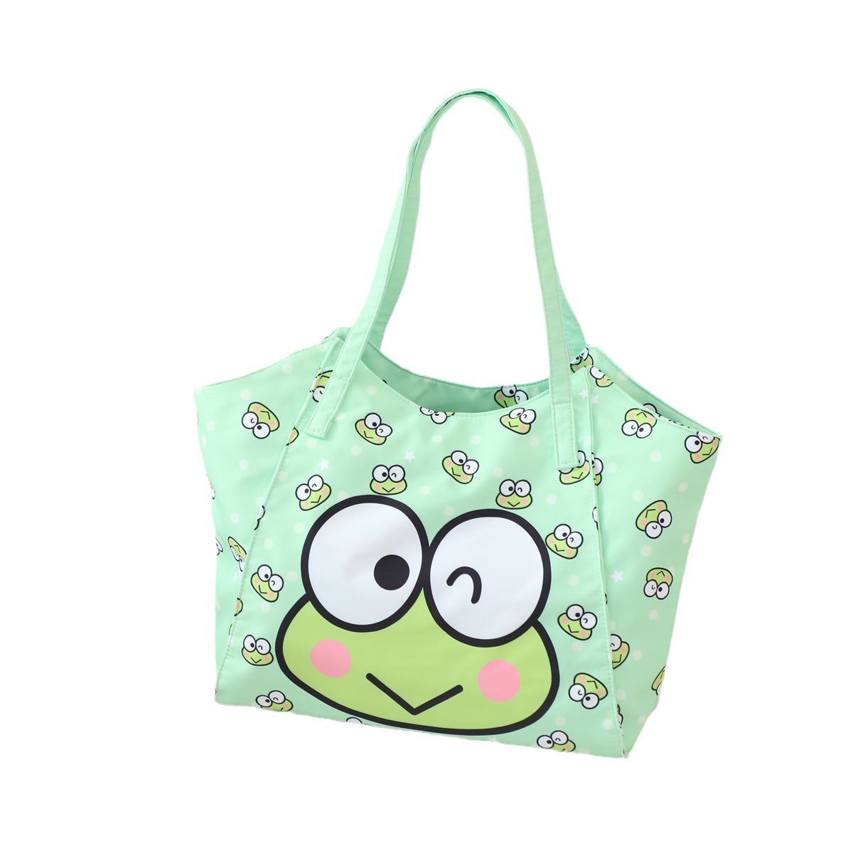 Capacious cute Japanese shopping bag for mother and baby
