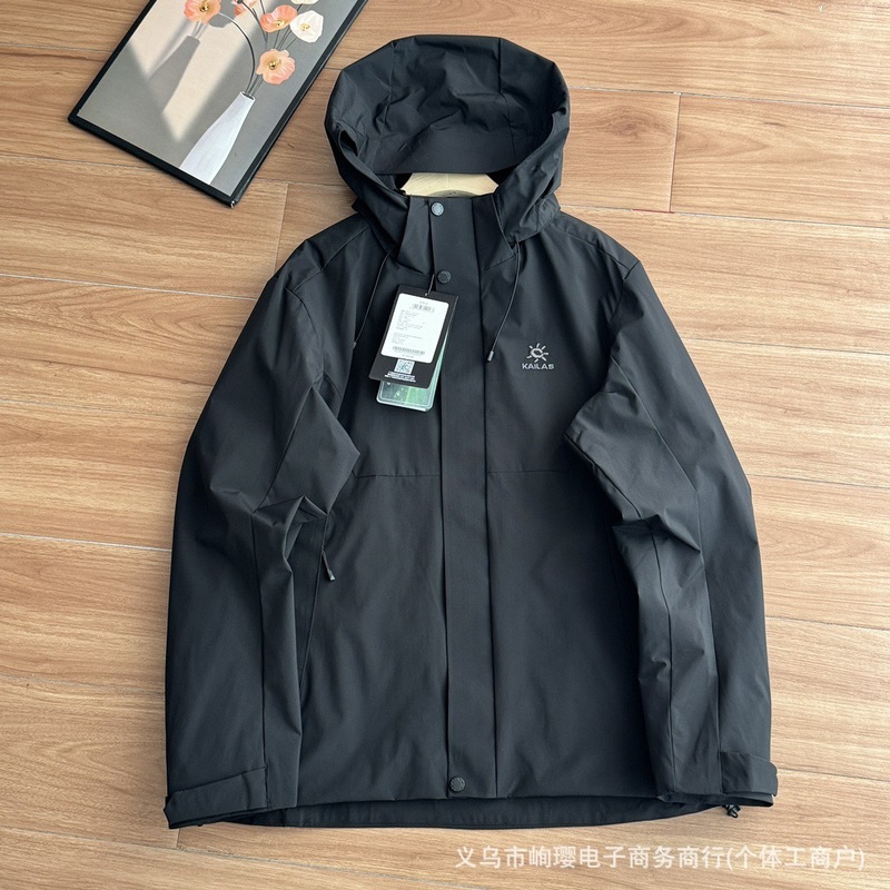 凯乐石男士户外徒步登山运动冲锋衣FLT防风防水夹克外套|undefined