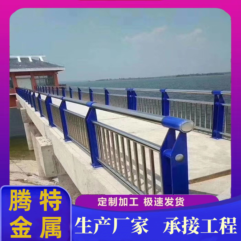 加厚桥梁景观护栏市政道路高架桥立交桥栏杆q235碳钢桥梁防撞护栏