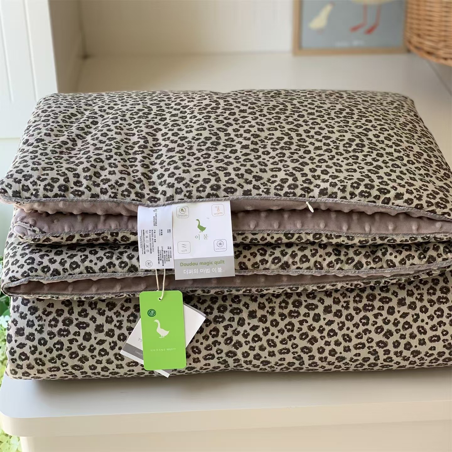 韓国のガチョウの豆は全綿の豆で秋冬に保温されて厚い豆の布団を厚くします。