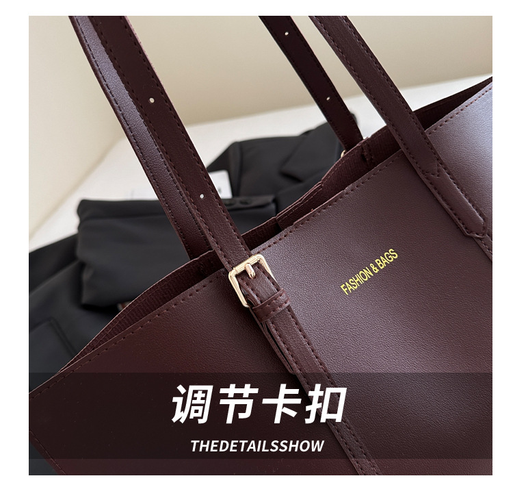 Wholesale of retro, simple and elegant tote bags from the manufacturer. New stylish, large-capacity single-shoulder bags for commuting and casual use Application Scenario