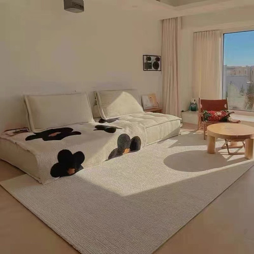 Wholesale double-layer tofu block sofa cream straight square module small apartment rental floor platform lazy bay window modification