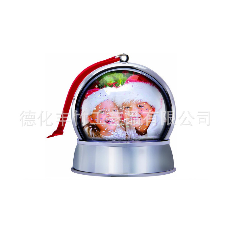 Plastic Refrigerator Magnets for Photos, Snow Globes for Photos, Water Ball Statues, Ornaments, Crafts Photo Snow Globe