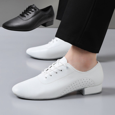 Мужская площадь танцевать танец танец современный танец быстрая лиса Walz мягкое дно удобные танцевальные туфли ручной работы ручной работы