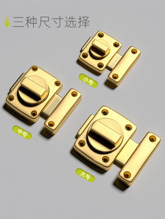 ✅ No Punching Latch Bathroom Door Bolt Anti-Theft Buckle Door Lock Bedroom Anti-Lock Toilet Buckle Surface-Mounted Lock