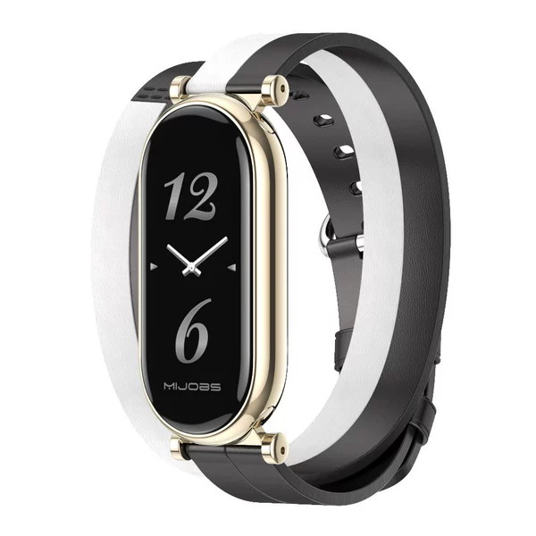 GT4 double circle-black and white+shallow gold