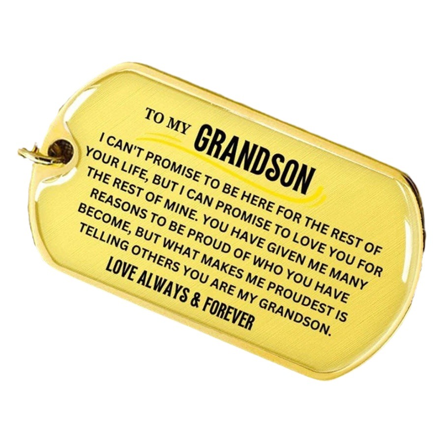 Cruz-frontera creativa simple DIY llavero de acero inoxidable epoxi colgante de acero de titanio europeo y americano clave colgante joyería al por mayor