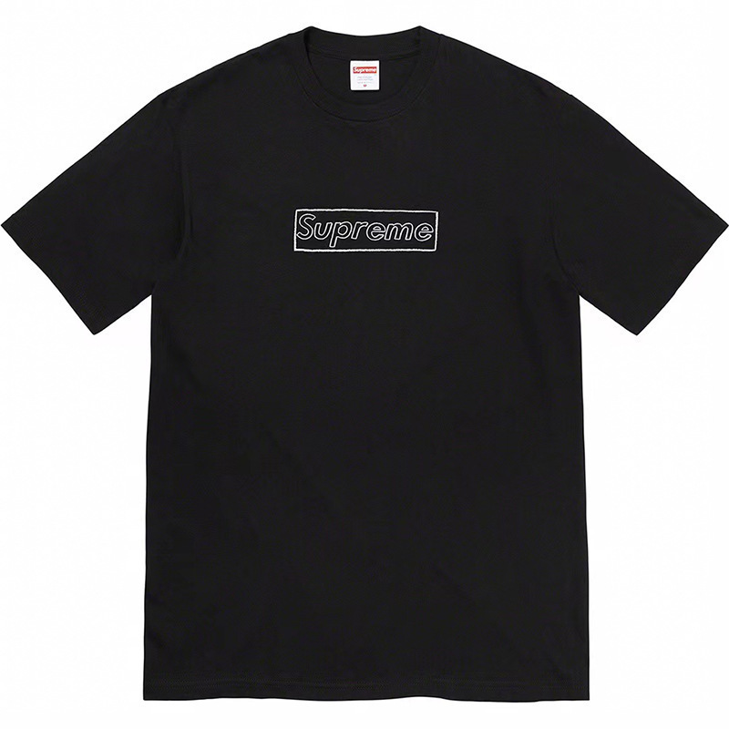 新しいアメリカのトレンディなストリートブランドミラノクロススモーククラシックユニセックスルーズで多用途なレターTシャツ|undefined