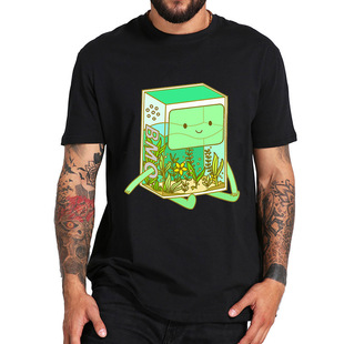 Трансграничный европа и америка Camiseta de Adventure Time приключение время мультики печать короткий рукав Футболка мужской