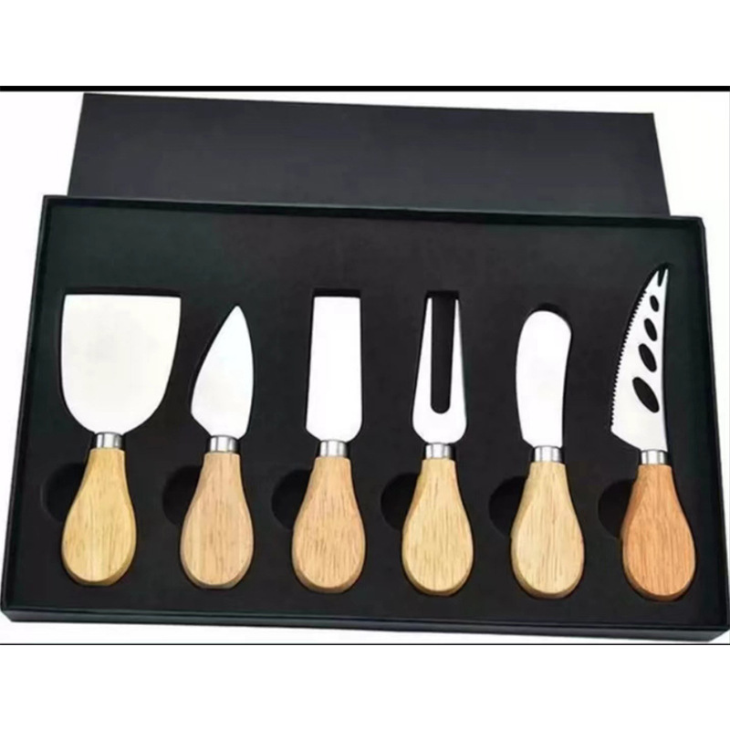 Caja de regalo de roble de seis piezas