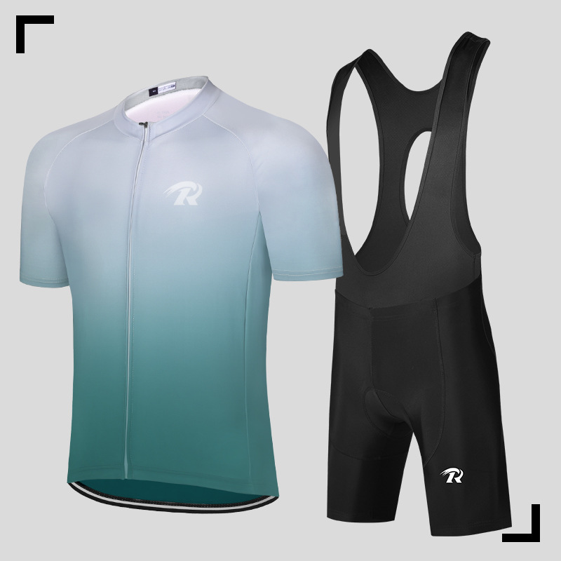 Ropa de bicicleta de mangas cortas para hombres y mujeres, ropa de bicicleta de montaña de verano, cinturón de secado rápido, pantalones de ciclismo de amortiguación, chaqueta superior