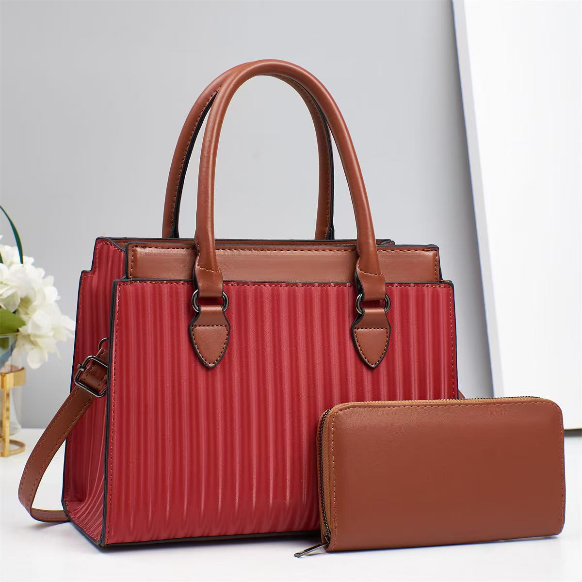 Temperamento nuevo bolso coreano 2025, bolso de hombro hermoso, bolso de mujer, bolso de mujer, bolso grande, mujer