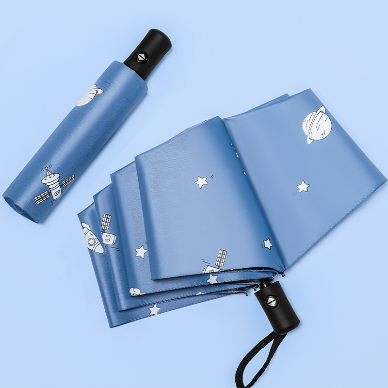 Nuevo paraguas para niños estudiantes niñas estudiantes de primaria sol y lluvia doble uso plegable paraguas automáticas manuales portátiles perros Pachia