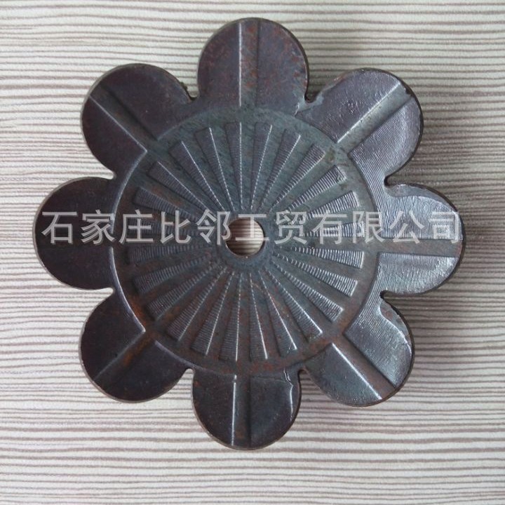 熟铁铁皮花大门围栏栏杆扶手楼梯铁艺花叶配件配件批发 花架配件