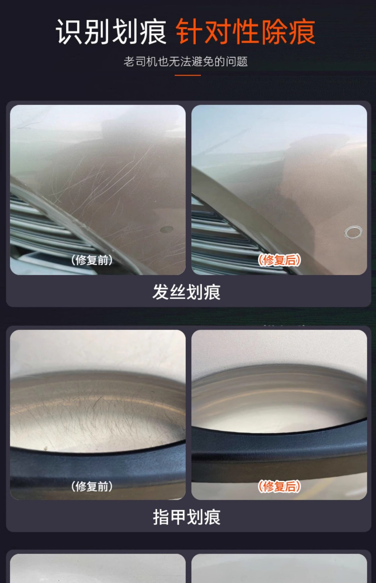 Car Scratch Repair Magic Tool, Paint Repair Scratch Remover Polish, White Paint Surface Scratch Wax, Stain Removal Wax, Waxing